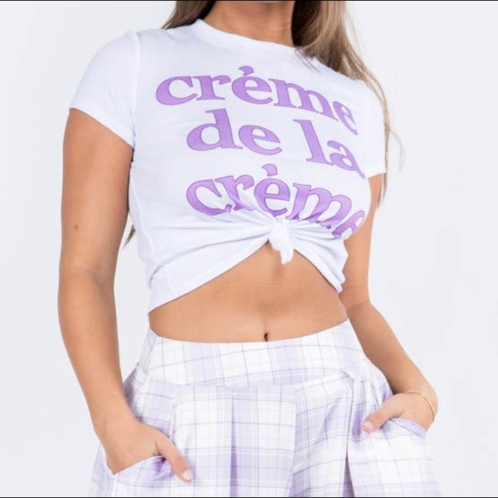 Cropped t-shirt